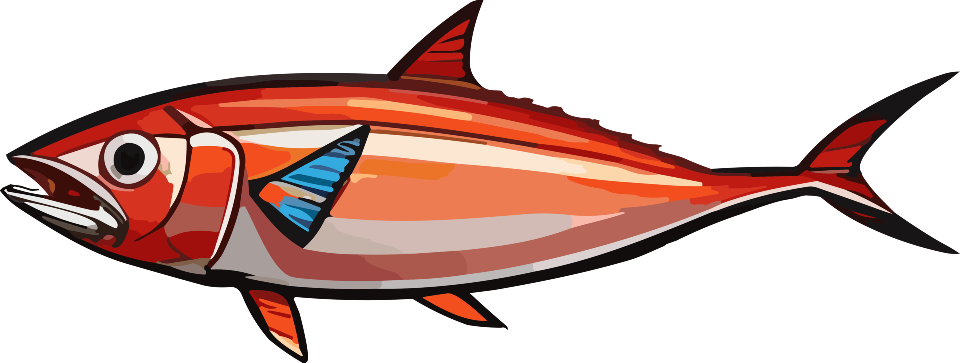 Savoring Sea Fish Delights Visual Celebrations of Aquatic Splendor AI generative png
