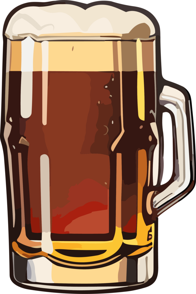 Cheers to Craftsmanship Artistry in a Pint of Beer AI generative png