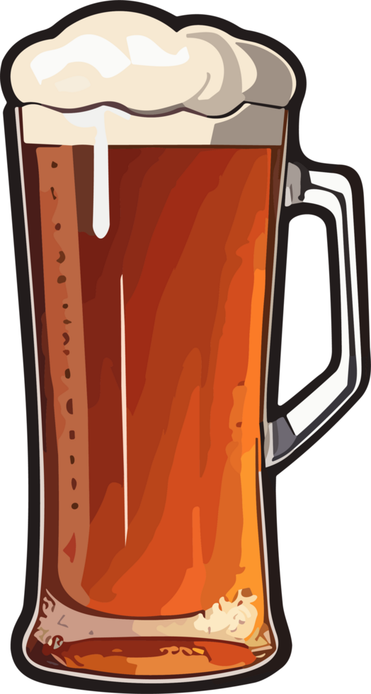 Cheers to Craftsmanship Artistry in a Pint of Beer AI generative png