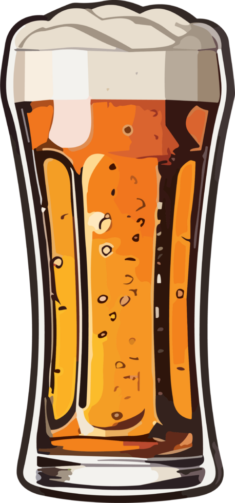 Cheers to Craftsmanship Artistry in a Pint of Beer AI generative png