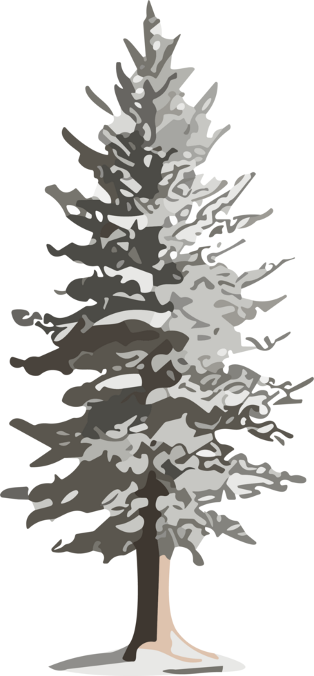 Pine Tree Reverie A Visual Voyage into Natural Harmony AI generative png