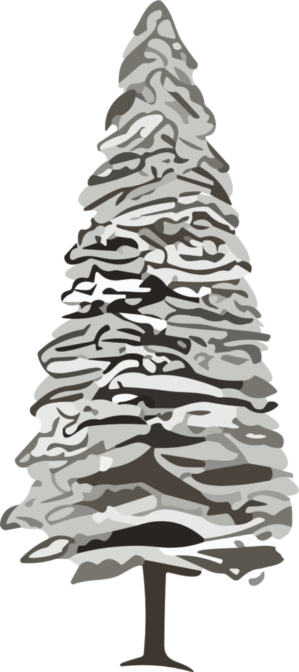 Pine Tree Reverie A Visual Voyage into Natural Harmony AI generative png