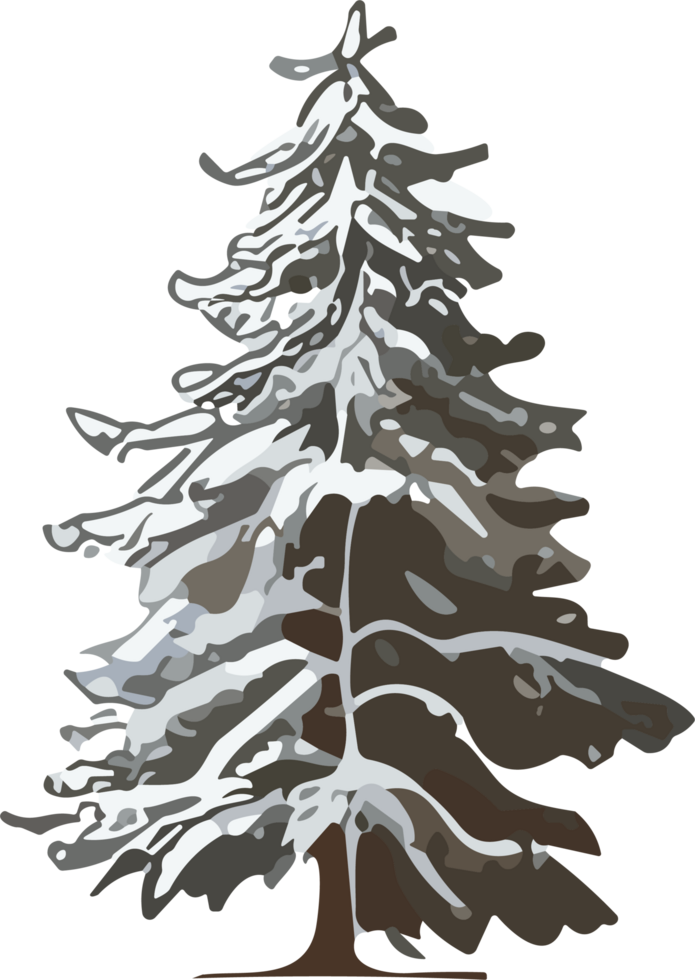 Pine Tree Reverie A Visual Voyage into Natural Harmony AI generative png