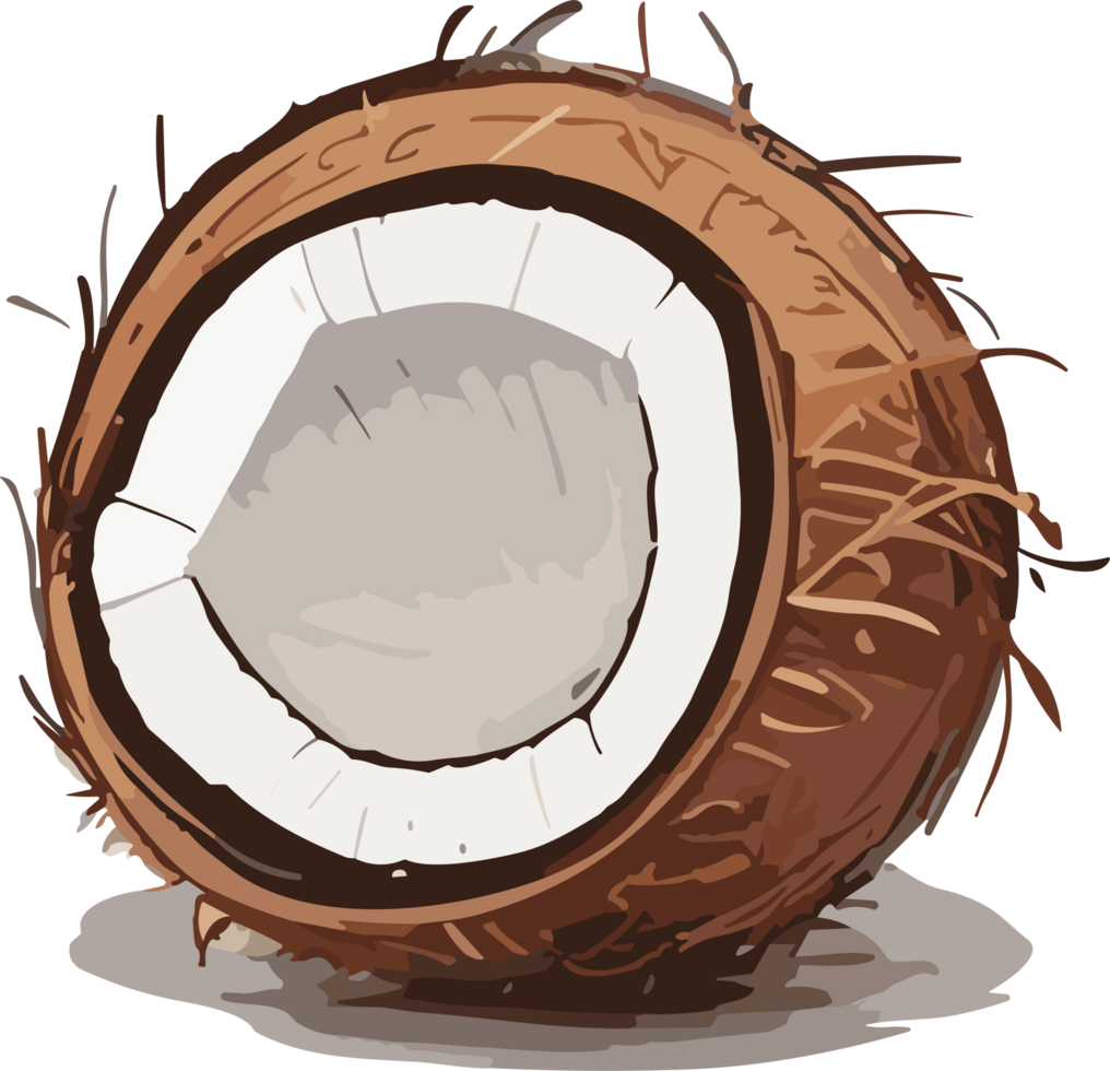 Nature's Bounty Coconut Artistry for Your Collection AI generative png