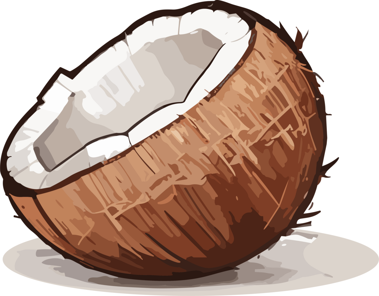 Nature's Bounty Coconut Artistry for Your Collection AI generative png