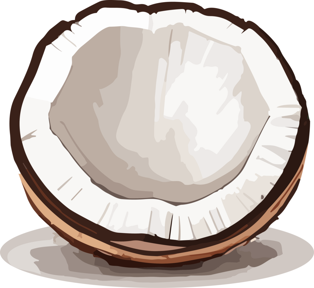 Nature's Bounty Coconut Artistry for Your Collection AI generative png