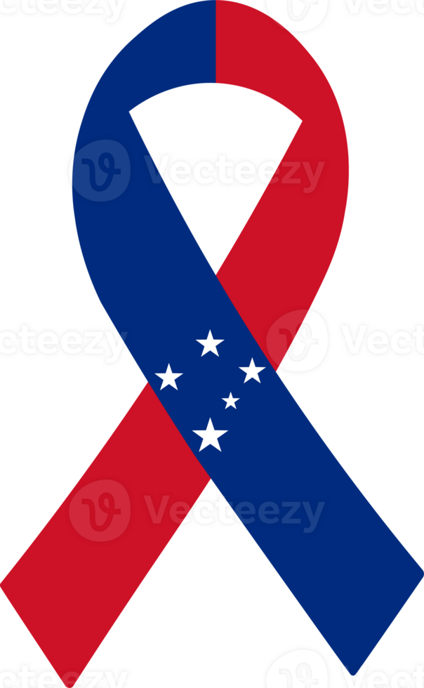 3D Flag of Samoa on ribbon. png