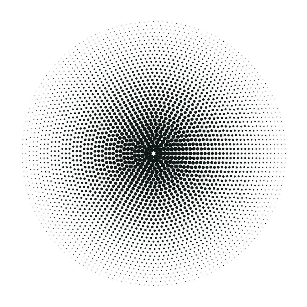 Halftone circles, halftone dots pattern. Vector halftone geometric dots.
