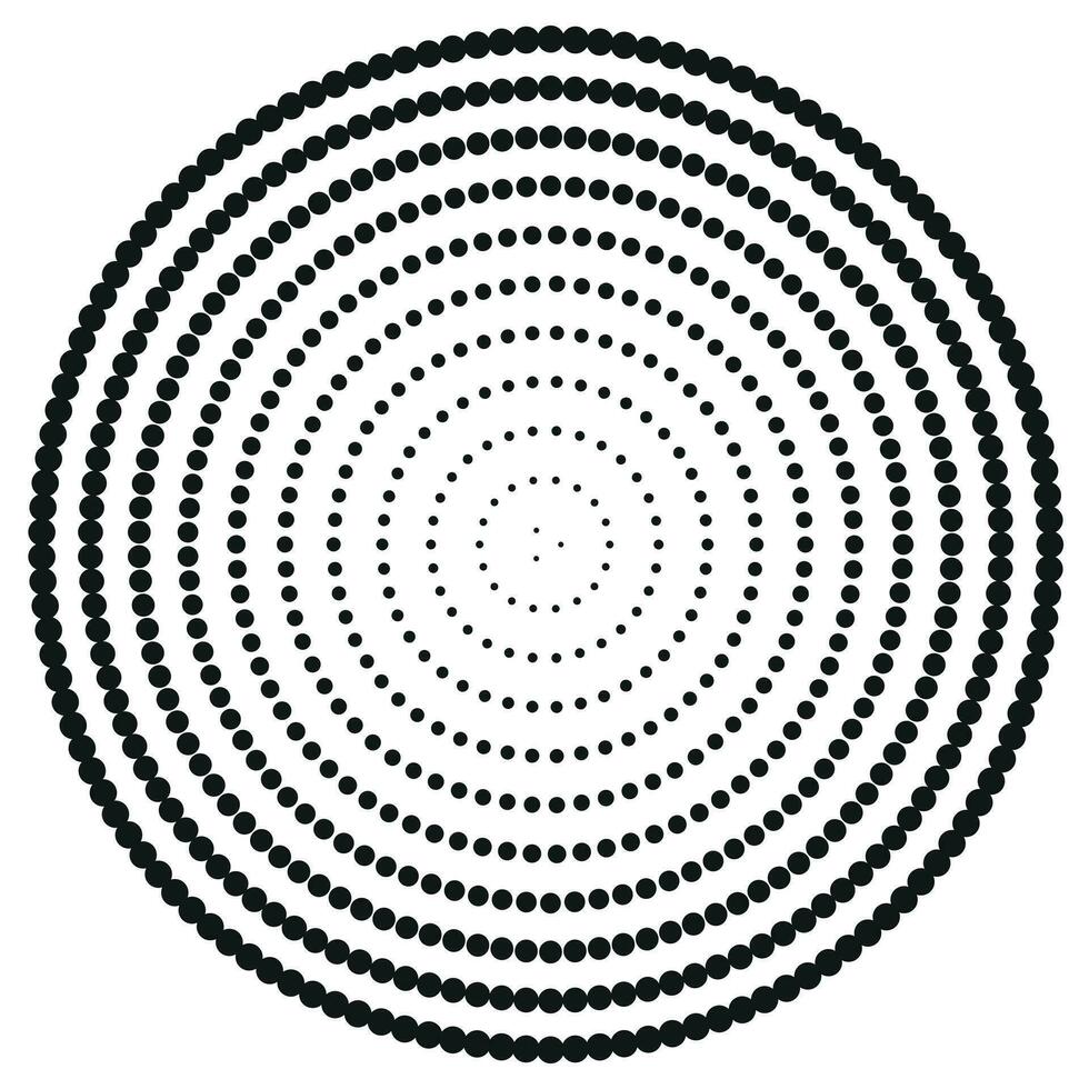 Halftone circles, halftone dots pattern. Vector halftone geometric dots.