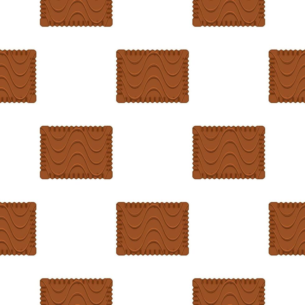 Pattern homemade cookie different taste in pastry biscuit vector