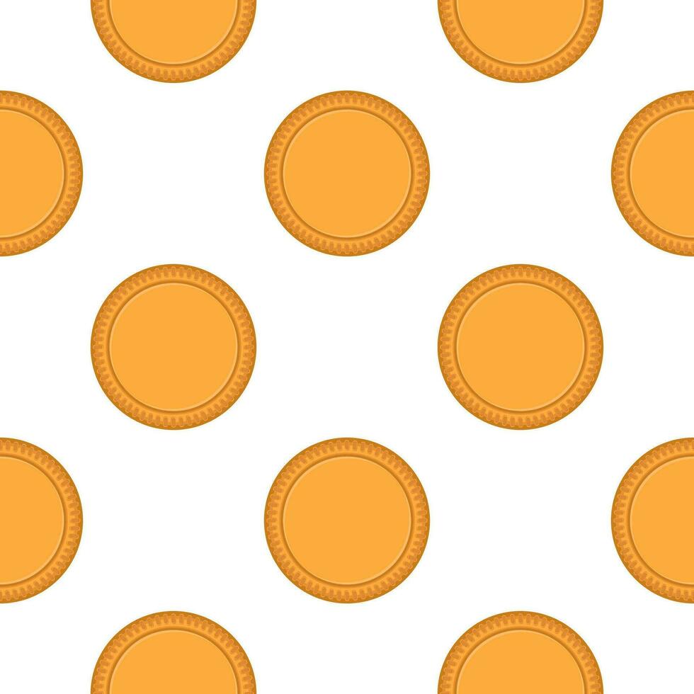 Pattern homemade cookie different taste in pastry biscuit vector