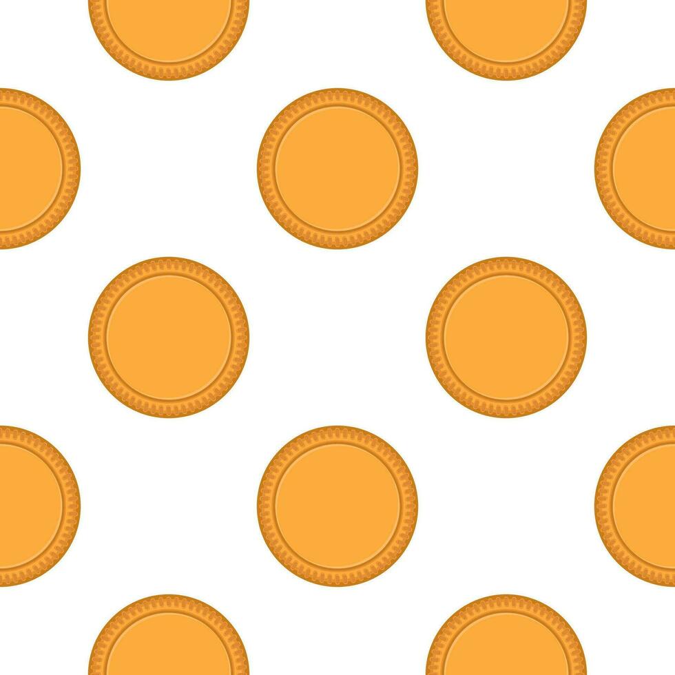 Pattern homemade cookie different taste in pastry biscuit vector