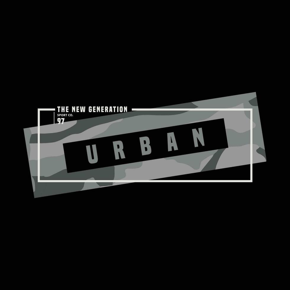 Urban t-shirt and apparel design vector