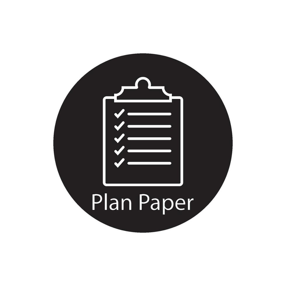 list paper icon vector