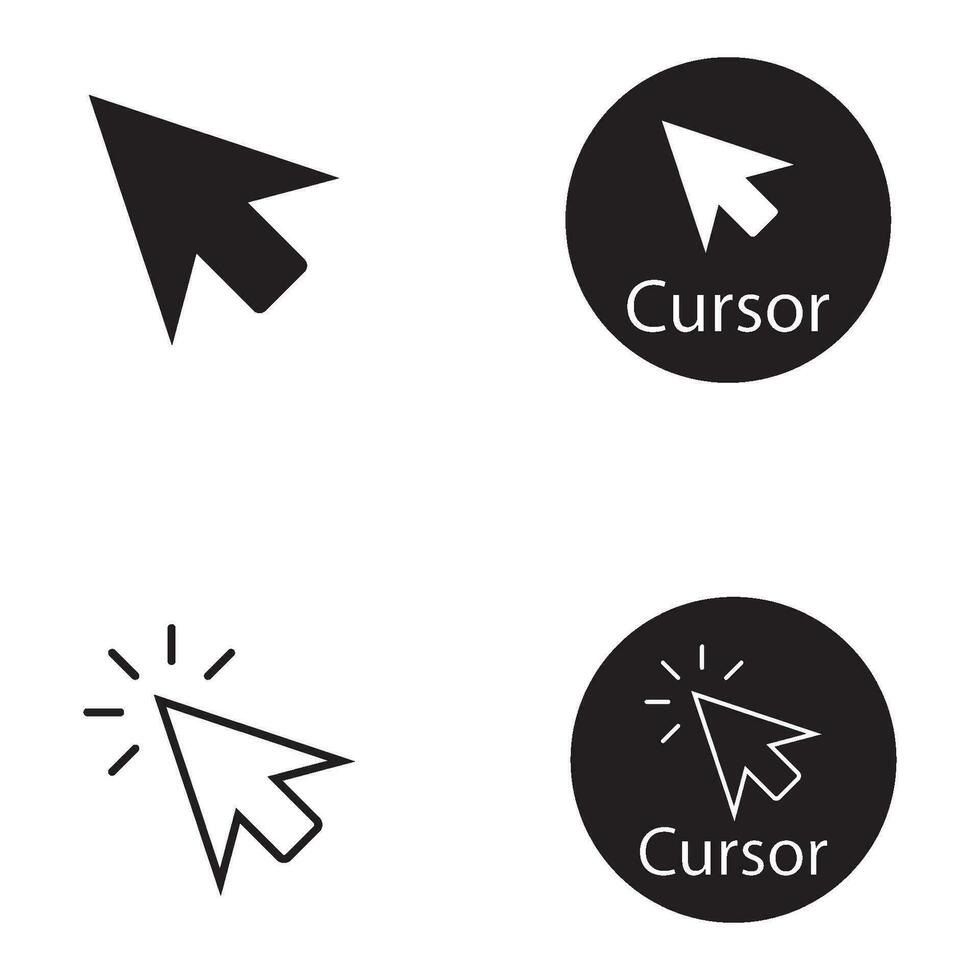 cursor icono vector