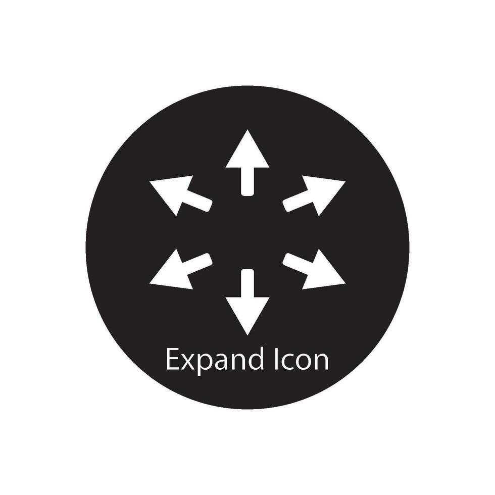 expand icons vector