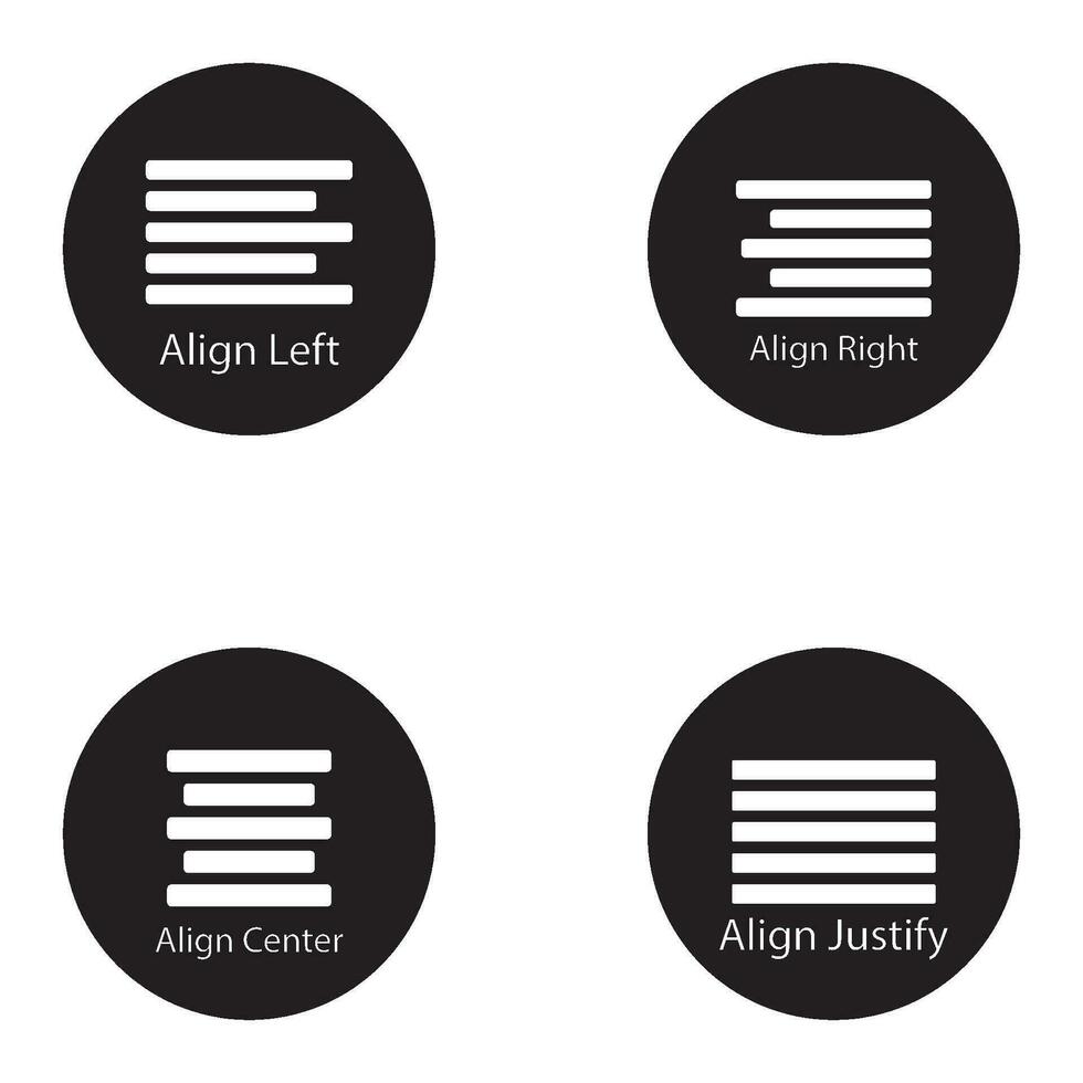 align icon vector