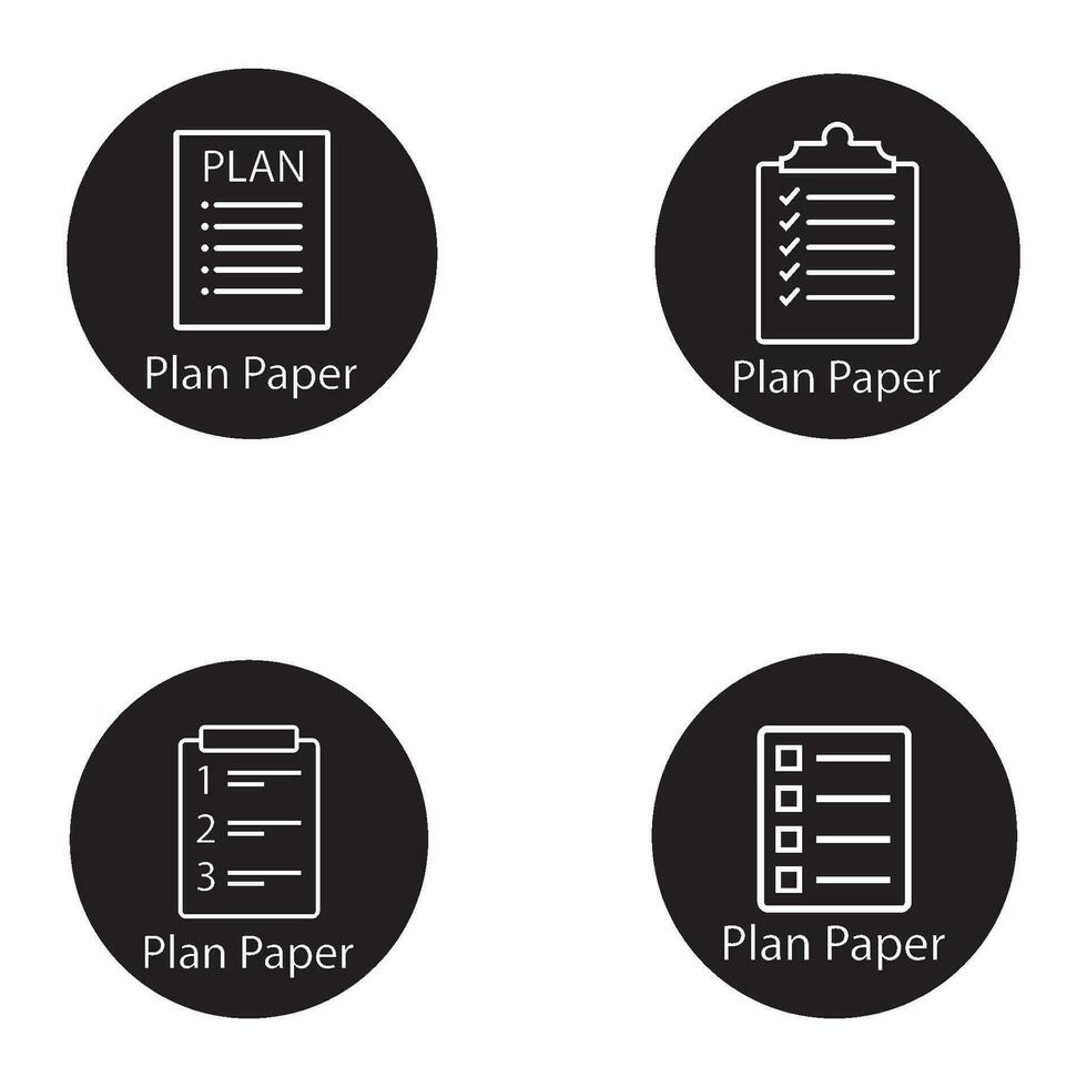 list paper icon vector