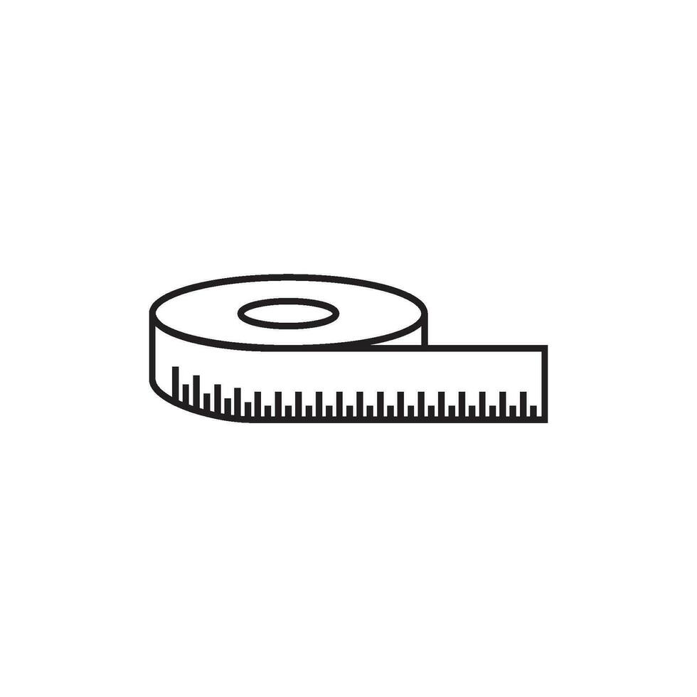 ruler icon vector