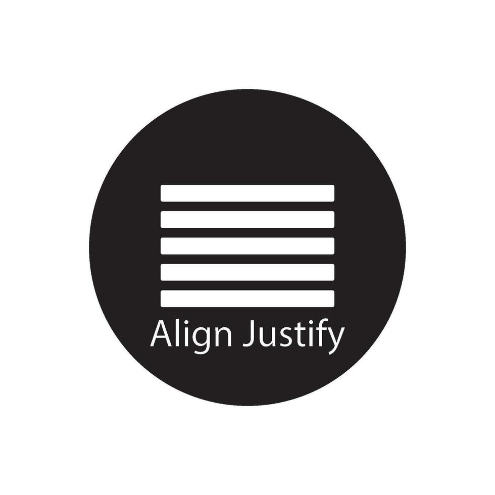 align icon vector