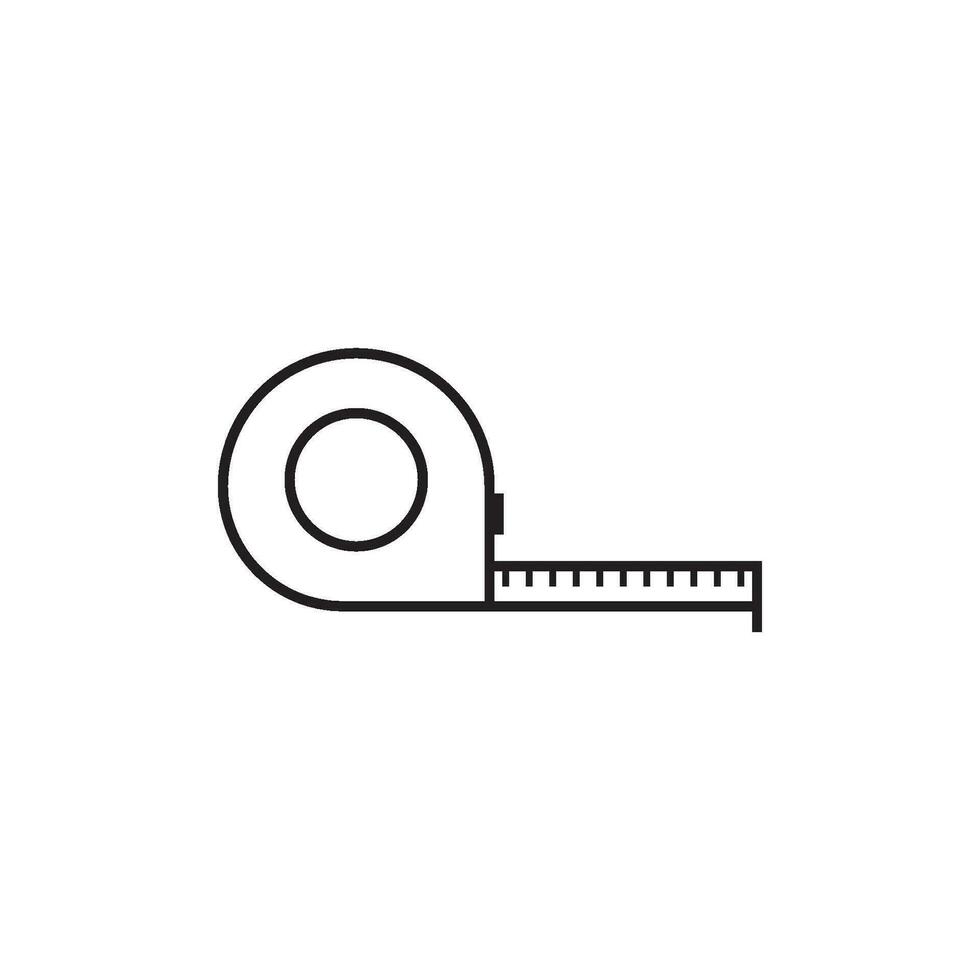 ruler icon vector