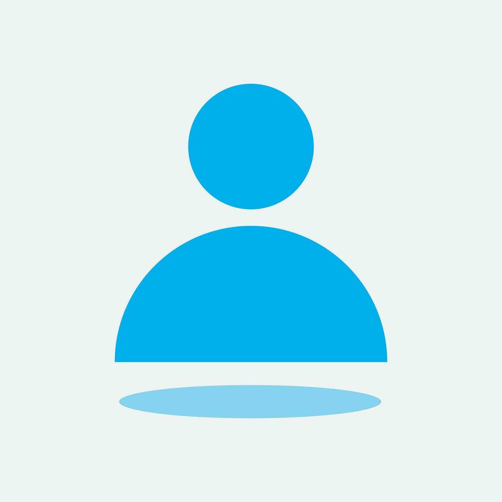 user icon, people icon on white background. Flat design style. Vector. vector