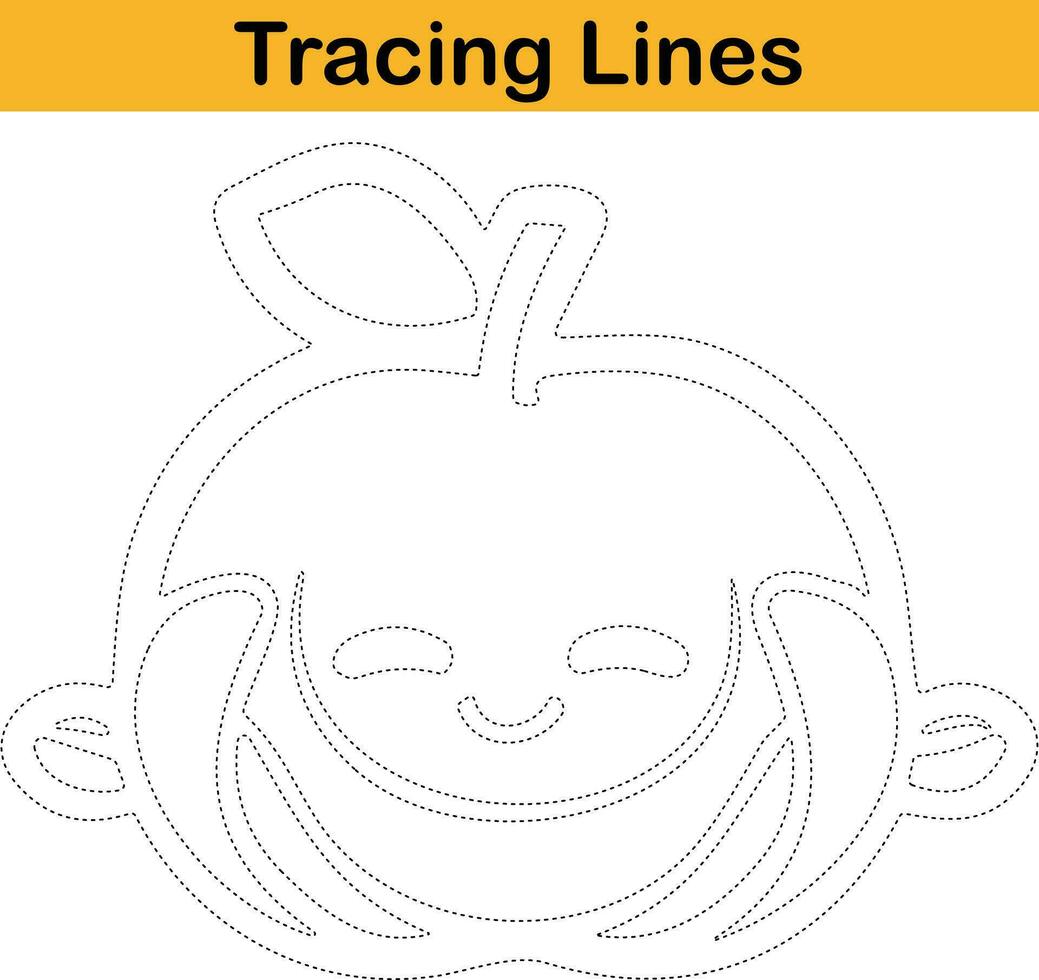 hand drawn tracing worksheets for kids pencontrol and handwriting practice vector