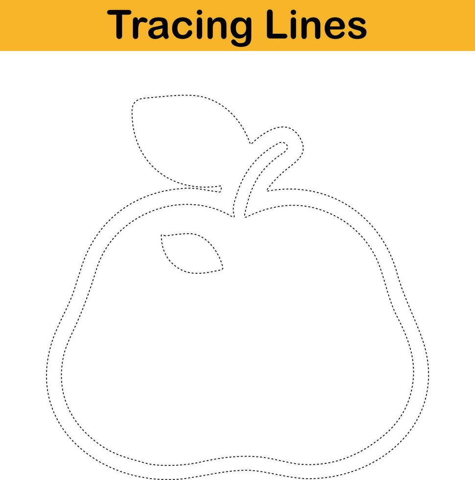 hand drawn tracing worksheets for kids pencontrol and handwriting practice vector