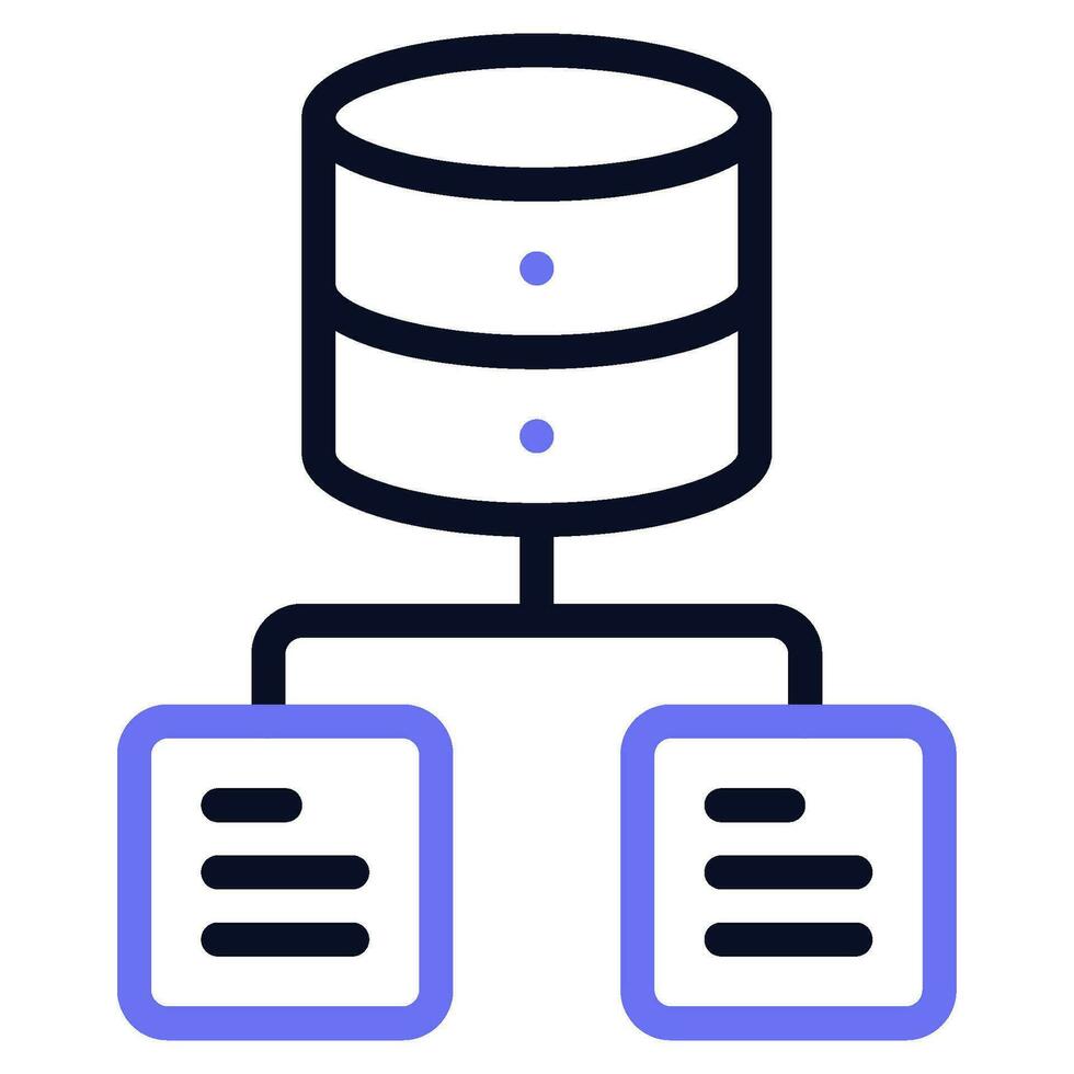 Data Architecture Icon Illustration vector