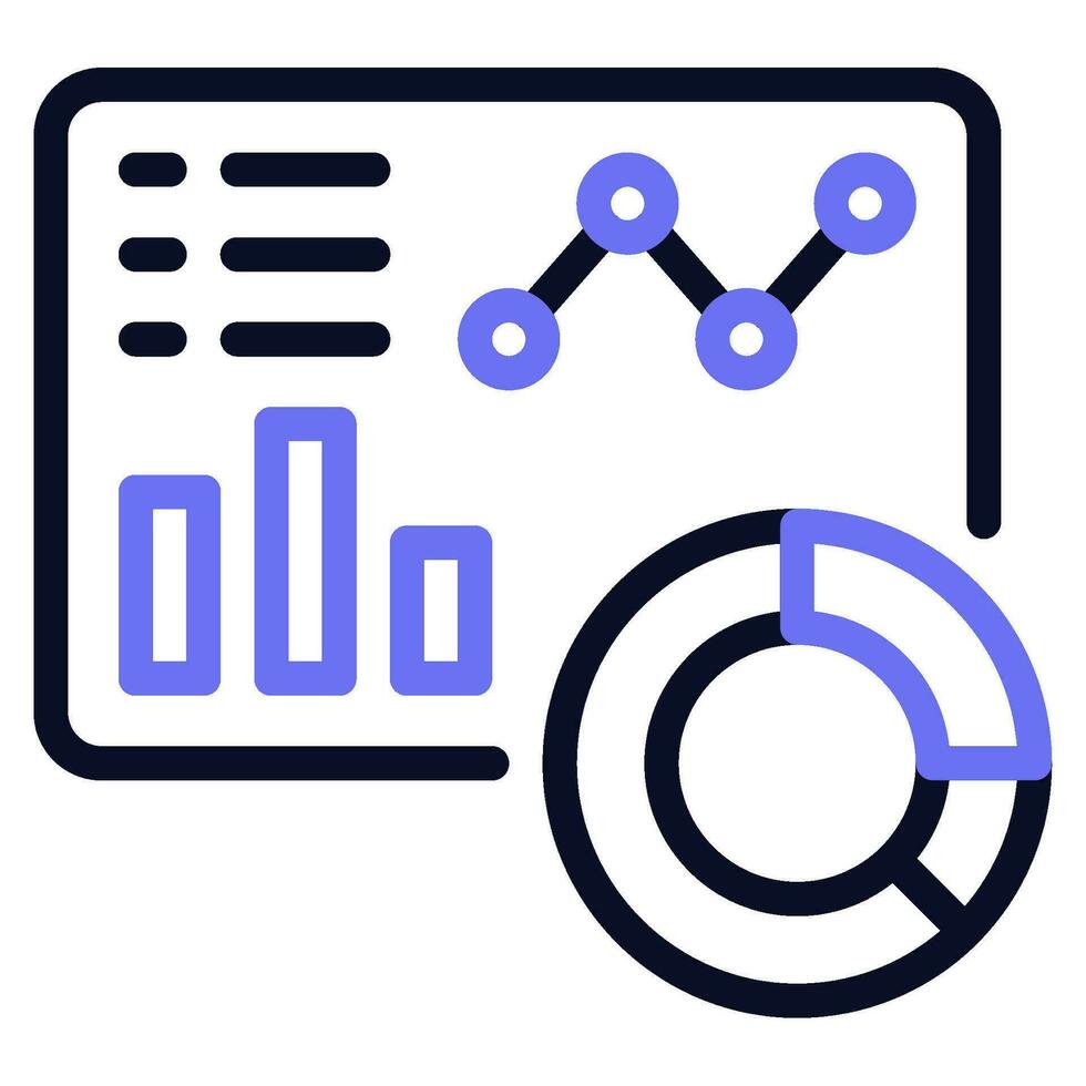 Data Analysis Icon Illustration vector