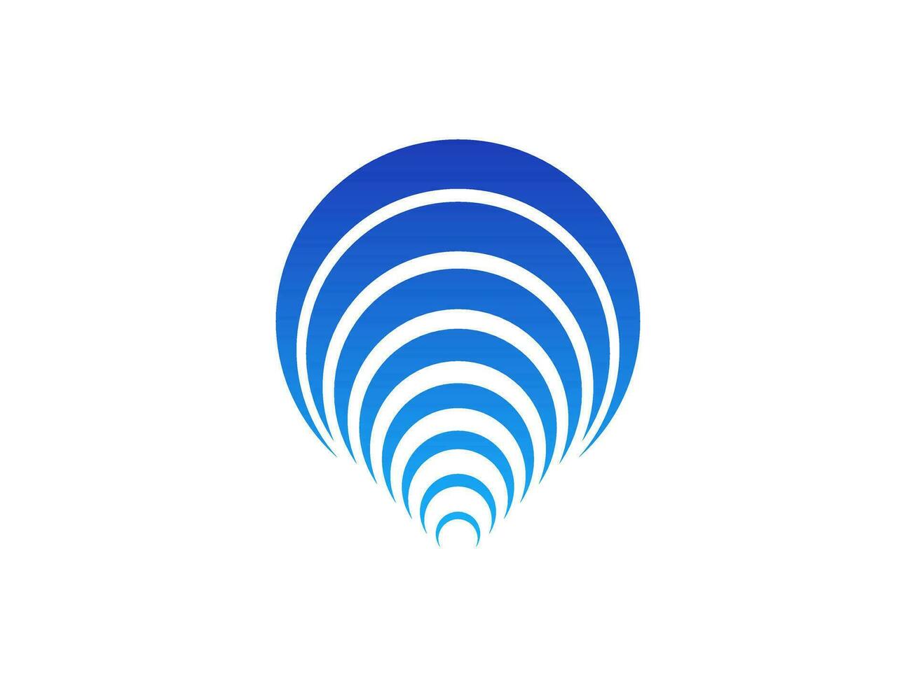 Initial O logo. letter O gradient color logo design inspiration vector