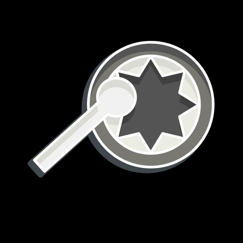 Icon Primitive Drum. related to American Indigenous symbol. glossy style. simple design editable. simple illustration vector