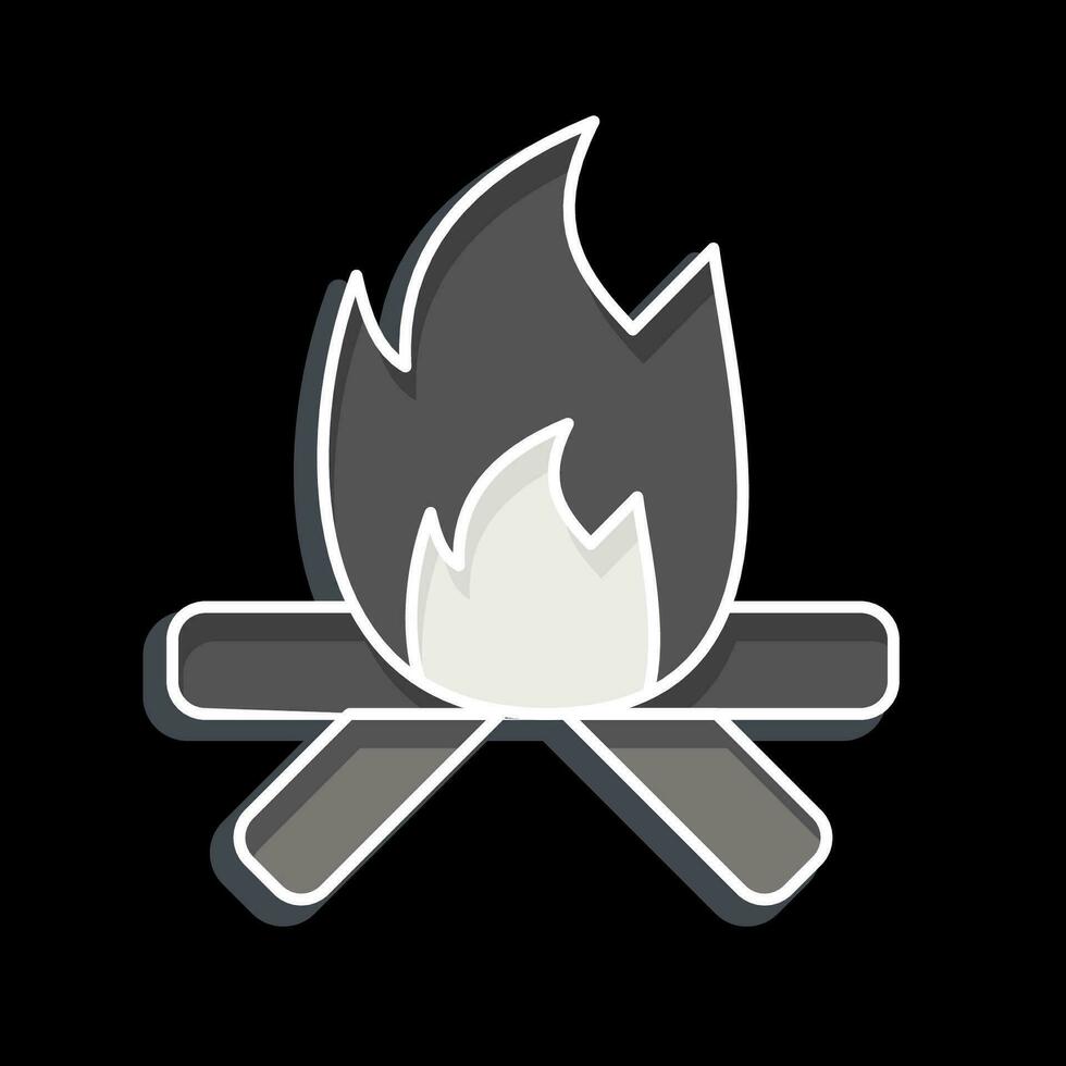 Icon Fire Related To American Indigenous Symbol Glossy Style Simple icon-fire-related-to-american-indigenous-symbol-glossy-style-simple