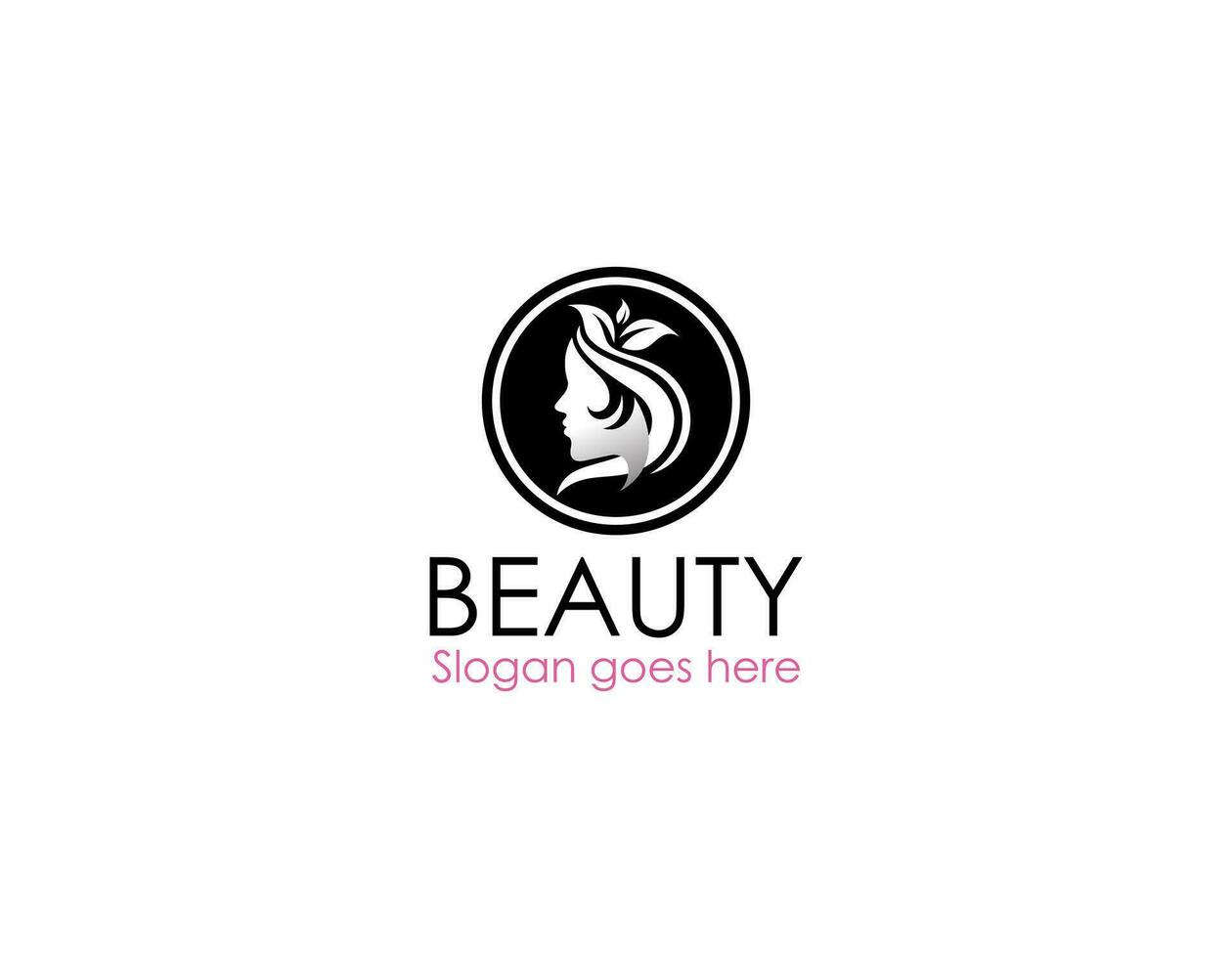 mujer pelo salón con interesante colores logo diseño prima vector. parte 2 vector