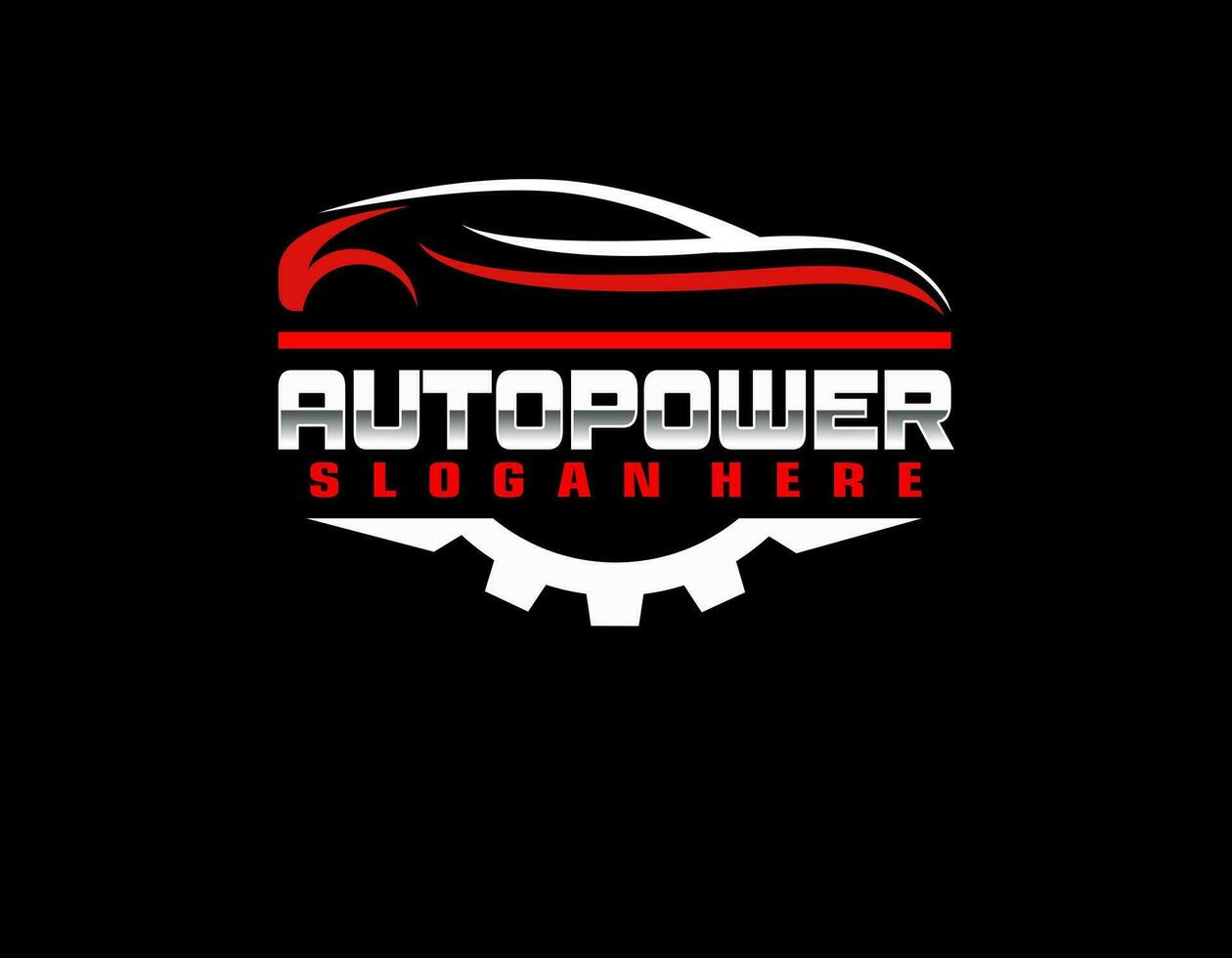 automotor logo, súper deporte auto vector