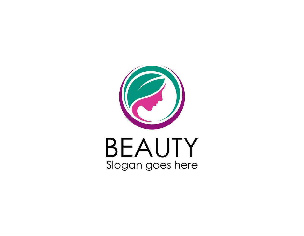 Elegant logos for beauty, fashion and hairstyle related business. vector