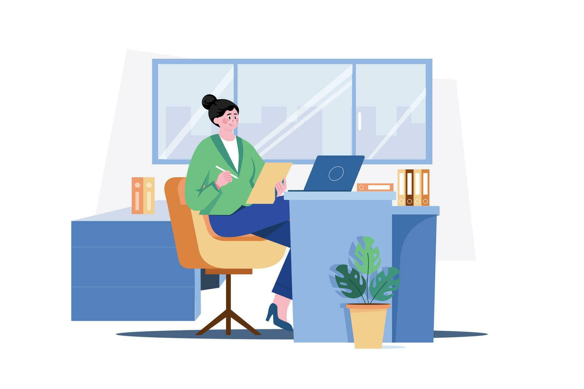 Administrator managing administrative functions. 27515276 Vector Art at ...