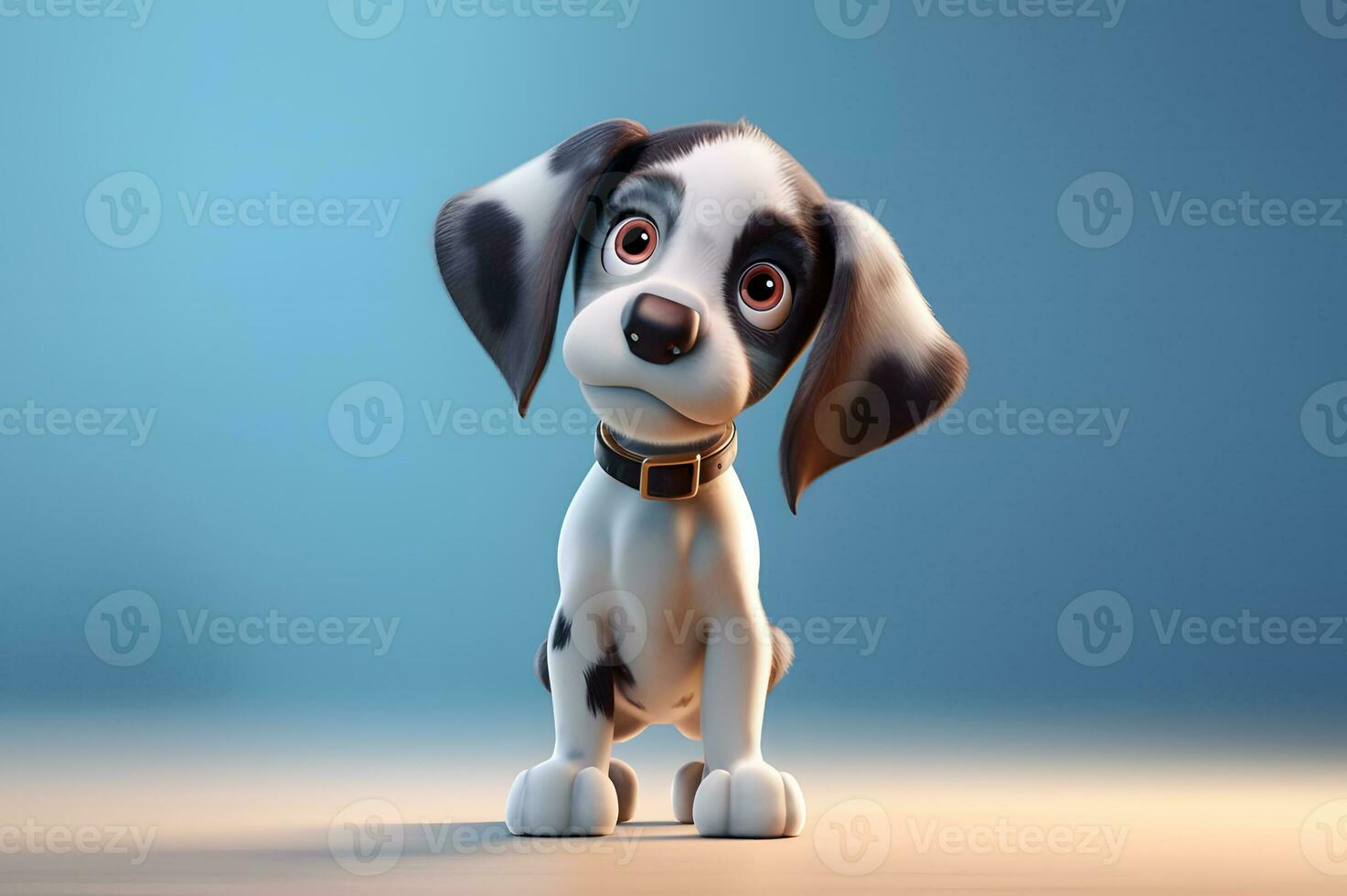 View of cute adorable dog photo