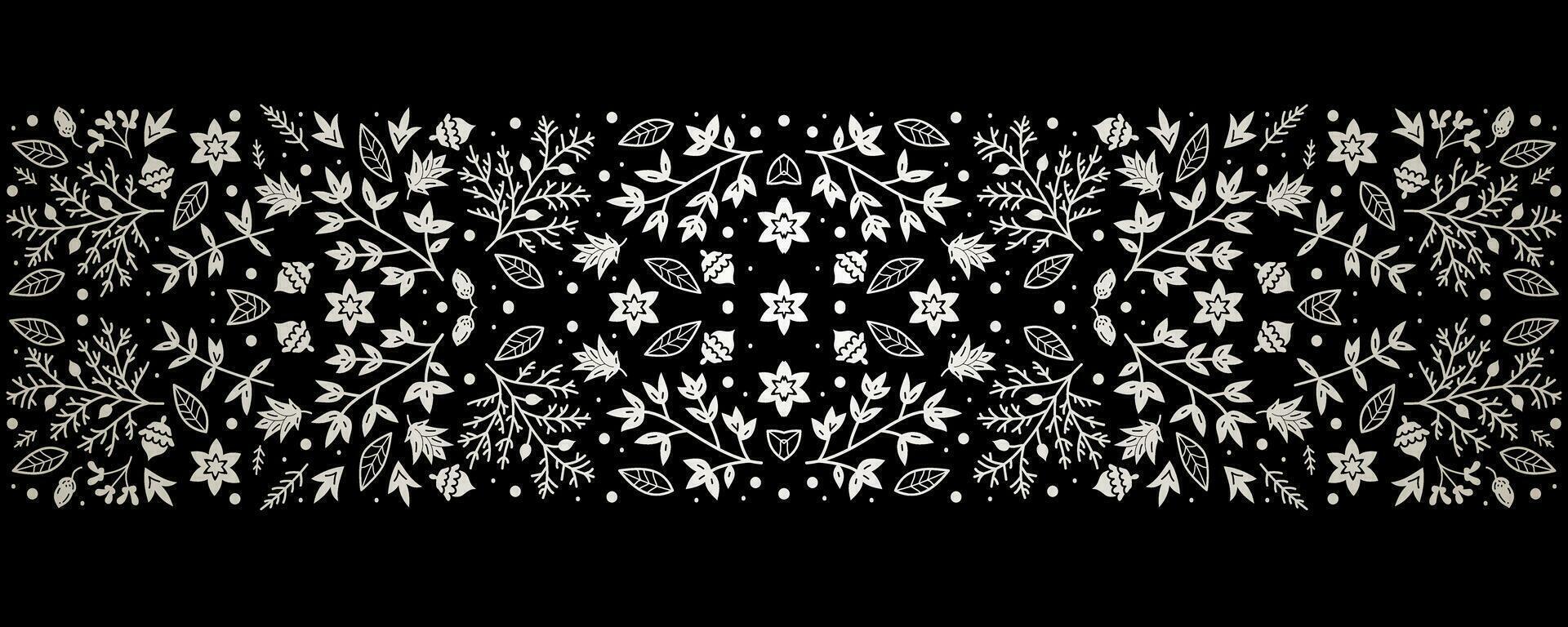 Merry Christmas and Happy New Year luxury festive design with border. vector