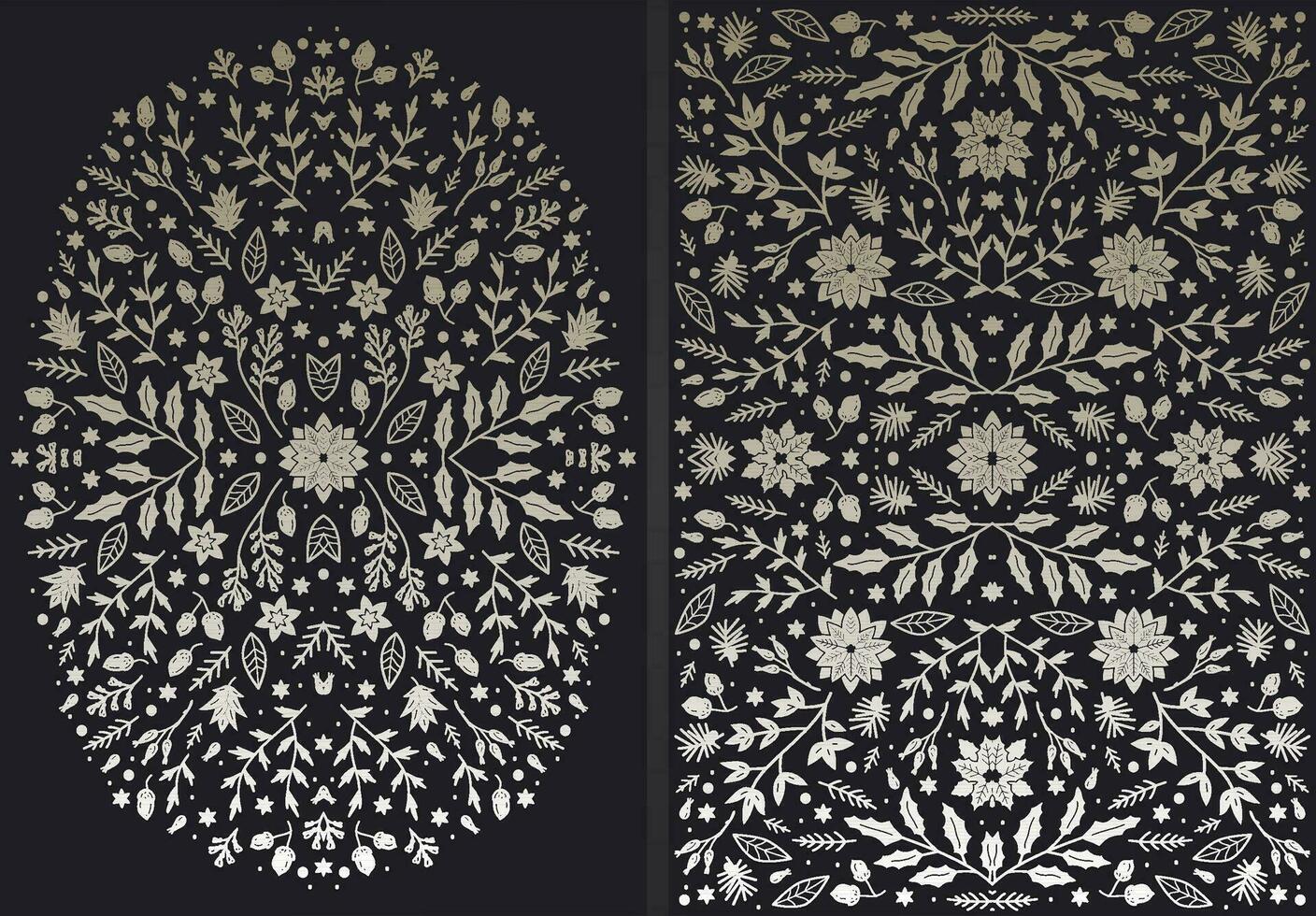 Luxury abstract backgrounds, Merry Christmas invitations, vintage frames. vector
