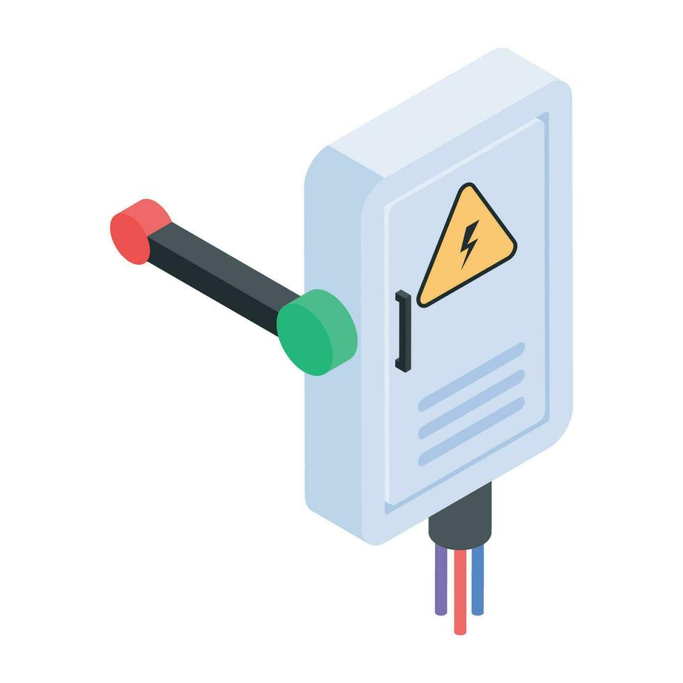 Industrial Equipment Isometric Icons vector