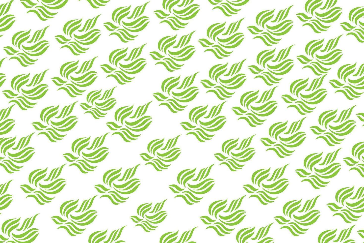 Leaves Pattern. Endless Background. Seamless vector