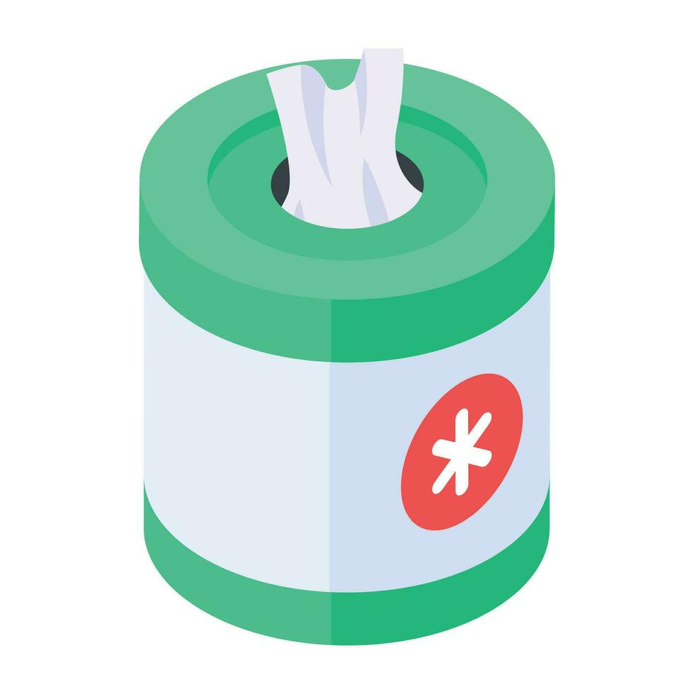 Set of Medical Equipment Isometric Icons vector