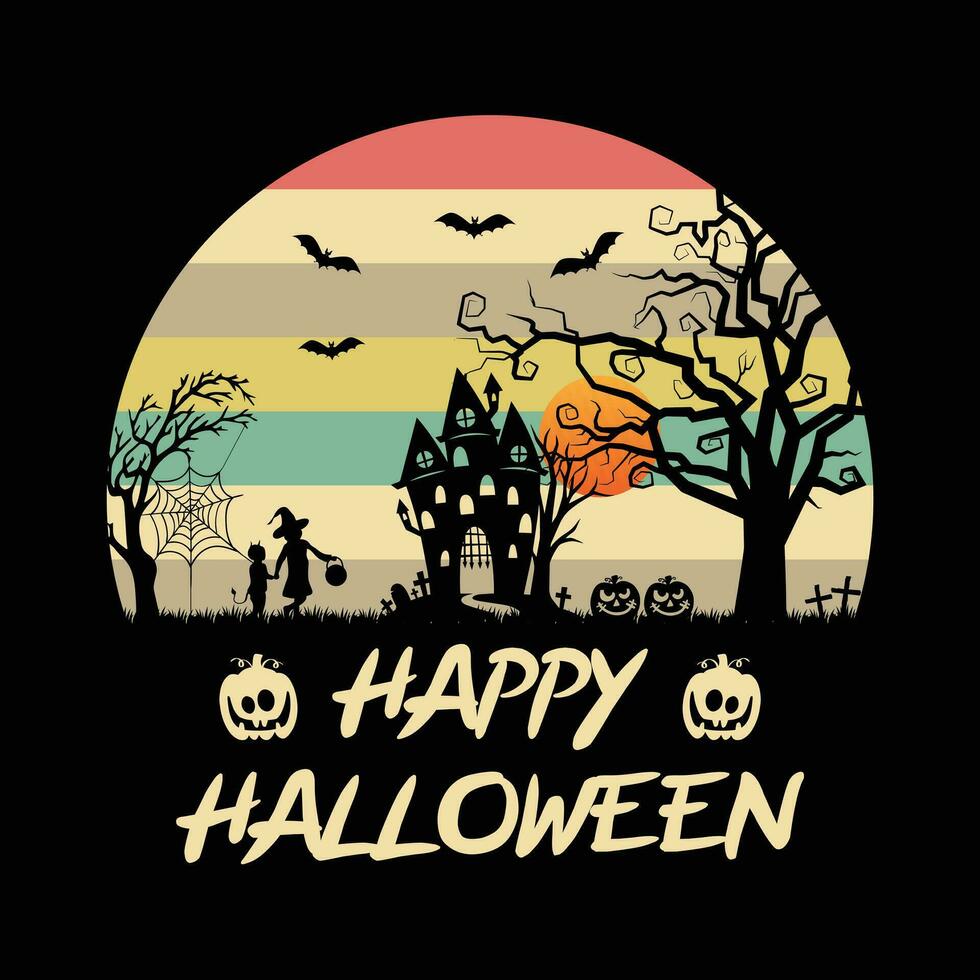 Happy Halloween design vector