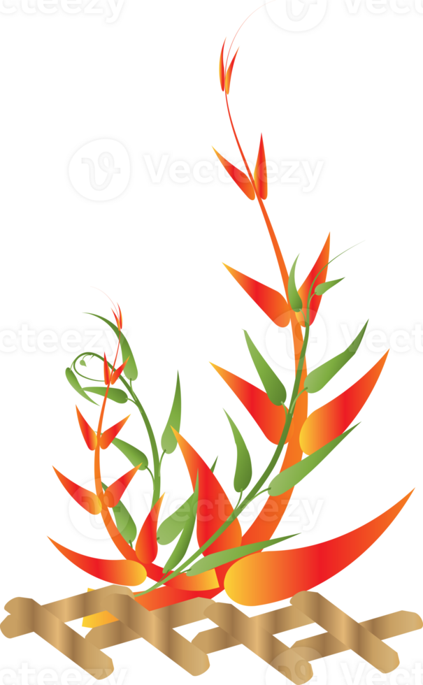 Flower botany aesthetic plants for decorative abstract backgrounds png