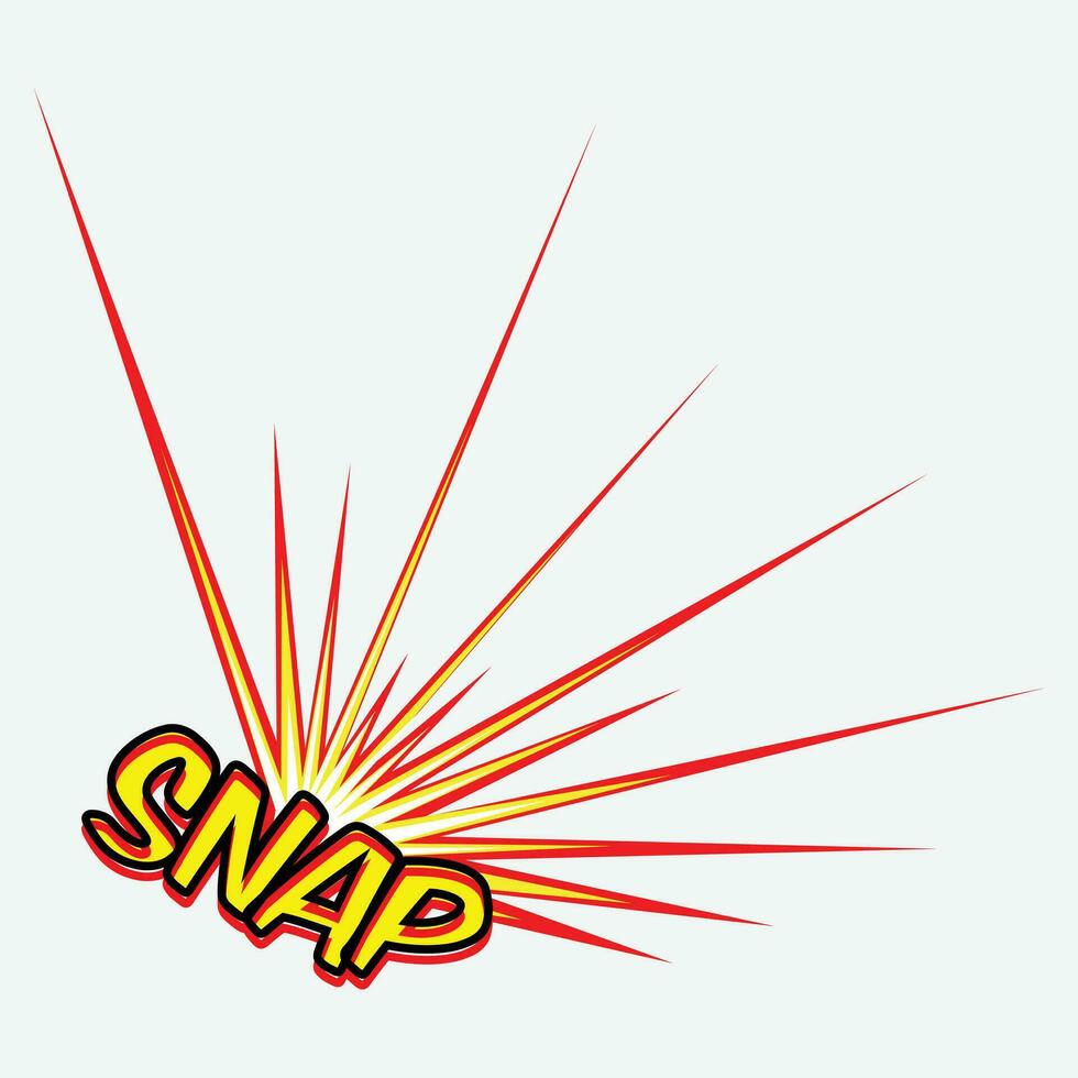 Free vector snap pop art comic speech bubbles book sound effects