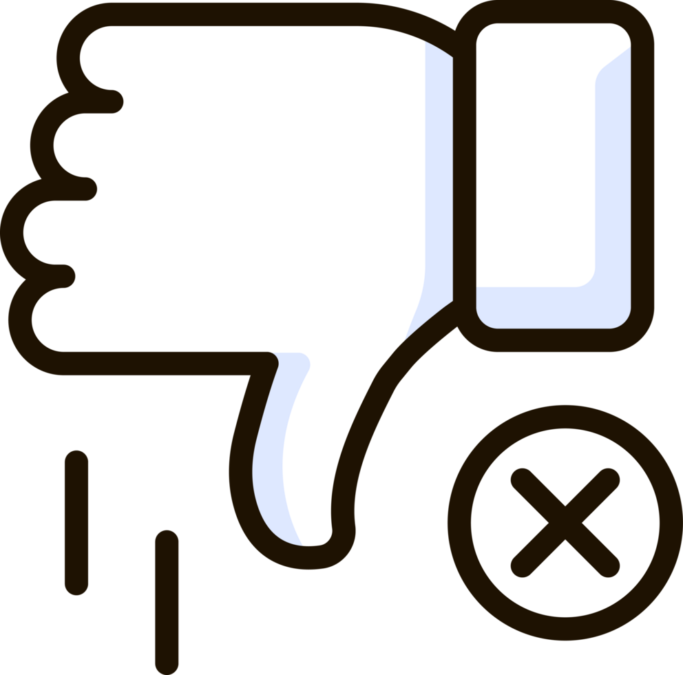 thumbs down funny emoji icon png