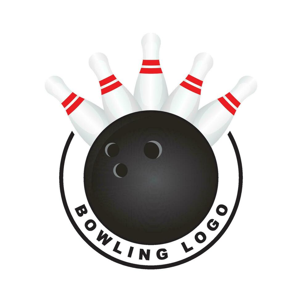 bolos logo diseño vector