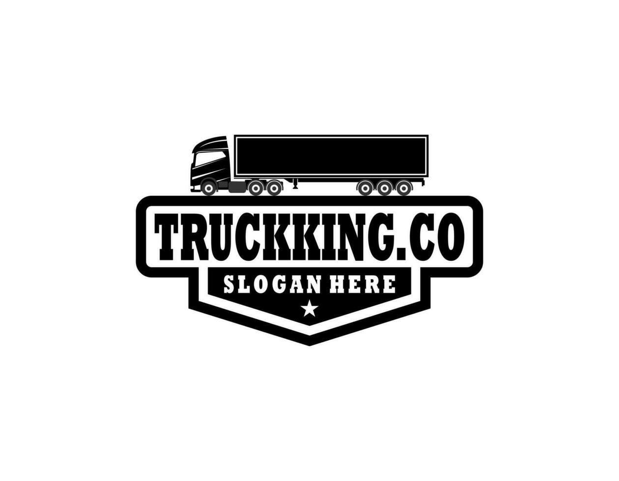 A template of Truck Logo, cargo logo, delivery cargo trucks, Logistic logo vector