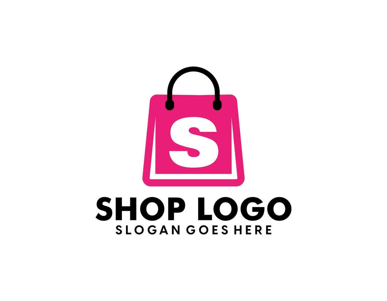 Online shoping logo vector